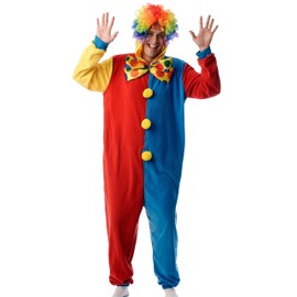 #followme Adult Onesie Pajamas Clown 6765-S