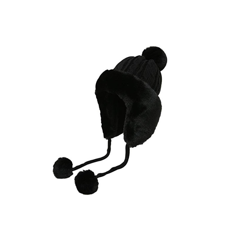 Yixda Women's Winter Hat with Ear Flaps Warm Fur Hat