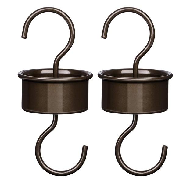 BOLITE Ant Moats for Hummingbird Feeder, Hanging Ant Guard for Outdoors, Bronze, 2 Pack, 18024