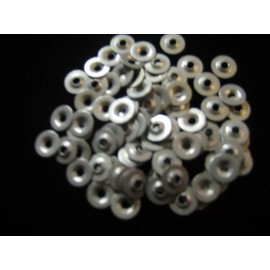 Auveco 1/8" Stud Flat Push-On Retainer 3/8" O.D.  Box of 100