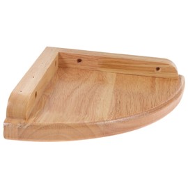 Ciieeo Corner Shelf Board Fan Round End Wall Display Shelf Wall Rack Shelf Wooded Floating Shelves Floating Corner Shelves Wall Shelf Bathroom Corner Shelfs Wooden Wall-Mounted Gusset