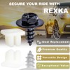 Rexka 10 Sets Fender Liner Bumper Cover Screw Nylon Grommet