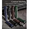 REZERO Leather Watch Bands for Men, Quick Release Watch Straps,