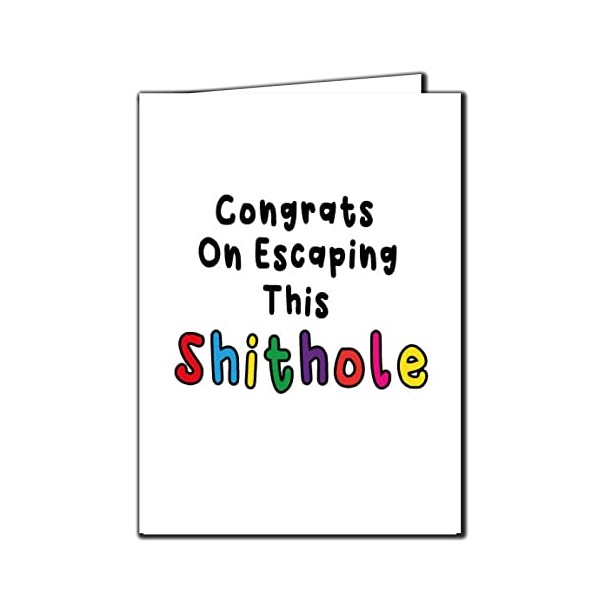 Wanky Candles Congrats On Escaping This Shithole - Funny Retirement