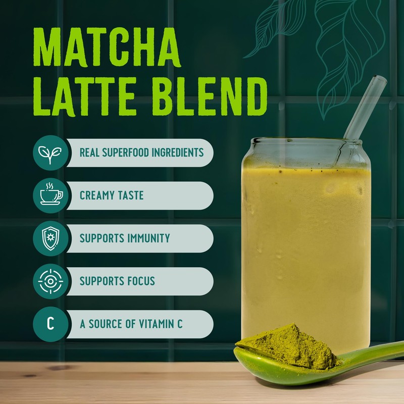 Organic Matcha Latte Mix from Green Origins | 100g -