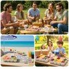 Snackle Box Container, 8 Removable Snack Containers with Lid