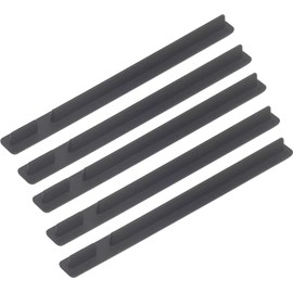 5pcs Audio Fan PCI Socket Cover Riser Card Motherboard PCI-E X16 Dust Cover Hole Block 88x7.5mm Black