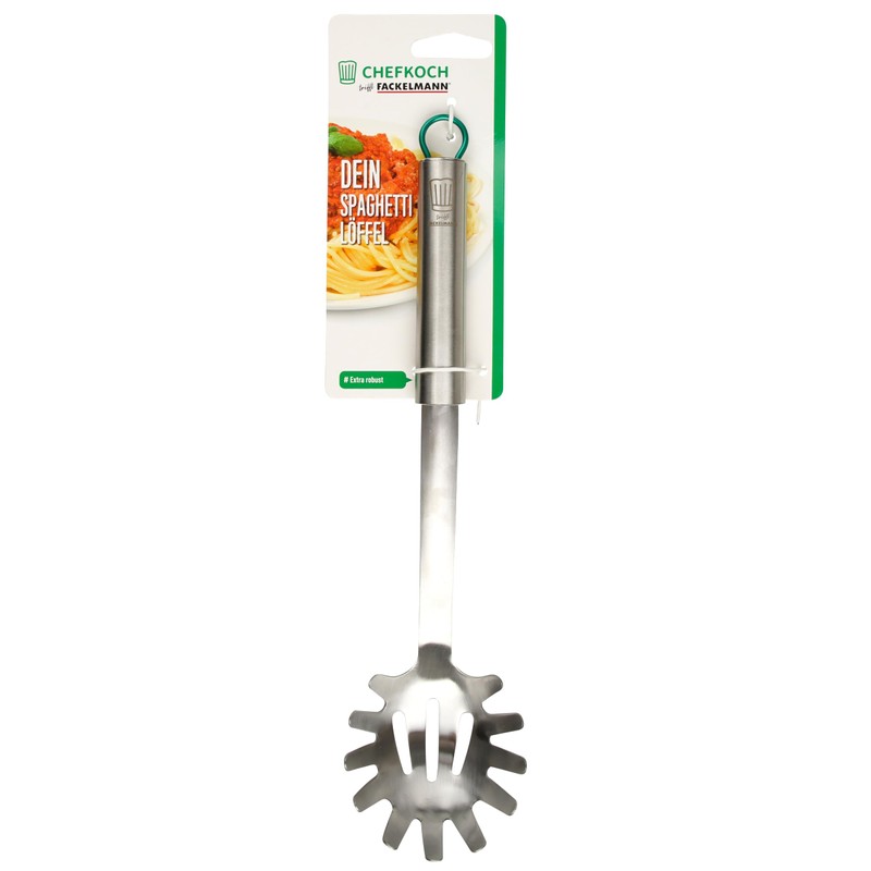 Chefkoch trifft Fackelmann - Premium Spaghetti Spoon Made of 18/10