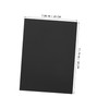 Ipetboom 3pcs Anodized Aluminum Plaques Black Metal Plate Blanks for