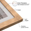 5x7 Collage Picture Frame,Fits 4 5x7 Photos,Engineered Wood-Natural Oak