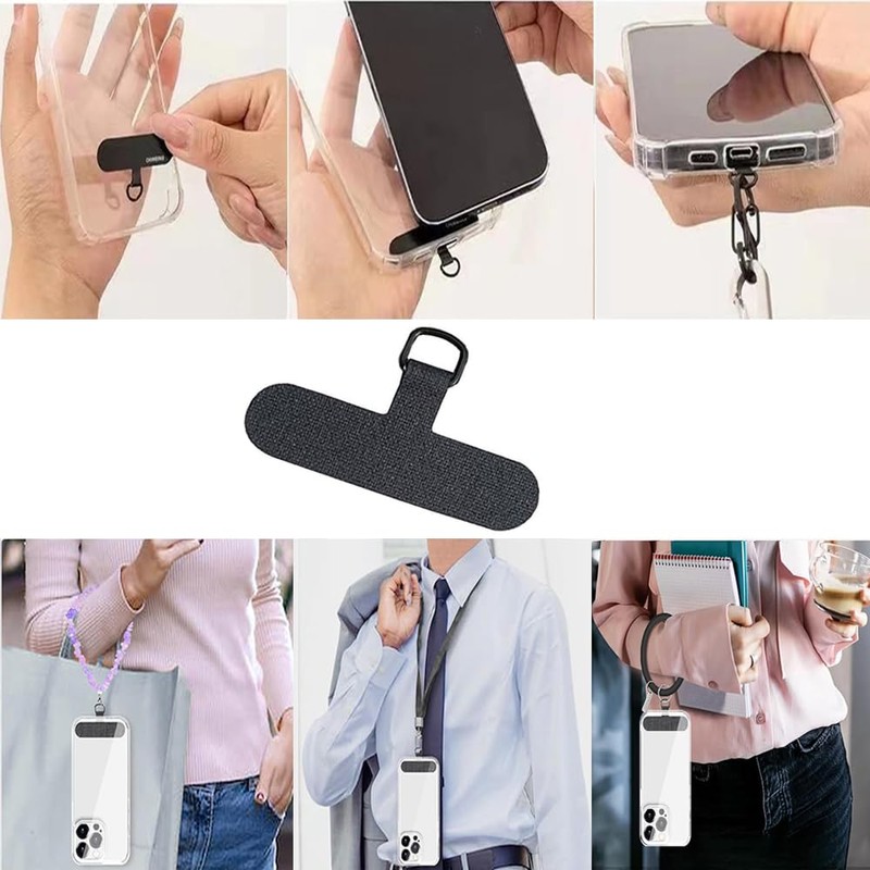 Removable Cell Phone Lanyards Patches, Universal Multifunctional Strap Replacement, Set