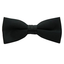 Black Satin Sheath Type Bow Tie Bow Tie bc00035