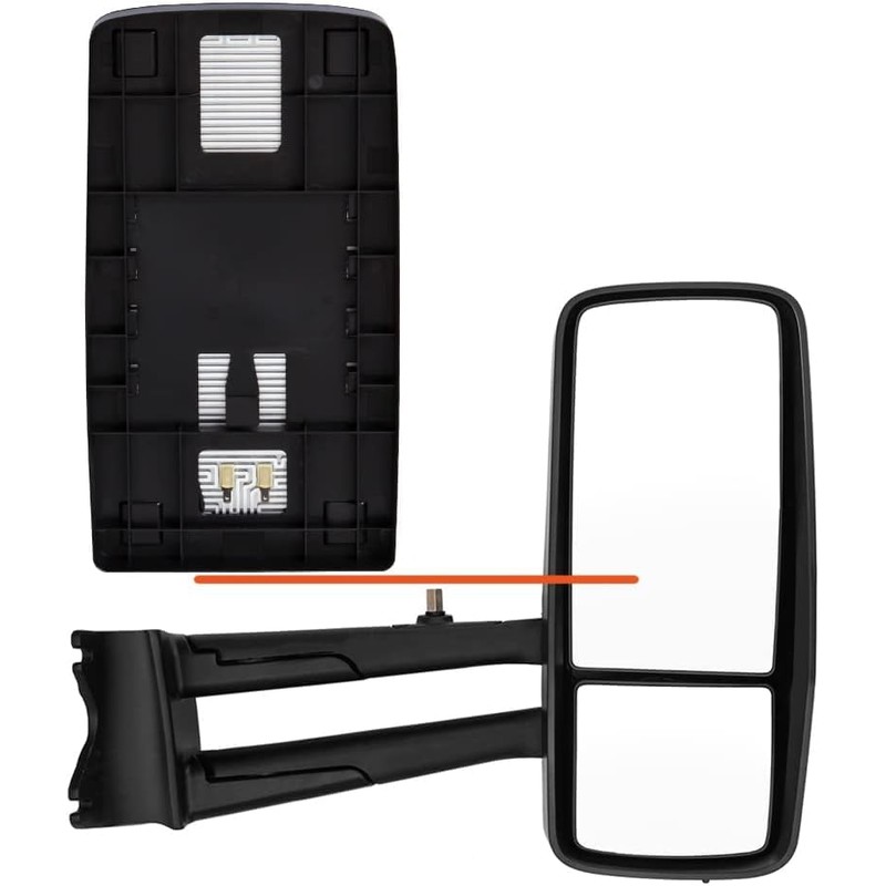 Generic Upper Mirror Glass for Kenworth T680 T880 With Defrost