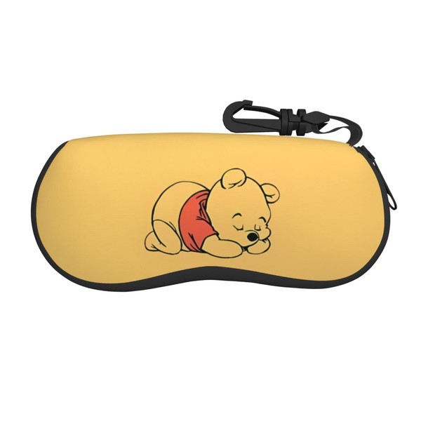 HTSW Winnie the Pooh Glasses Case, With Hook, Stylish, Cute,