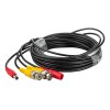Cable Siames 20 Metros Para Camaras Seguridad Cctv Bnc Video