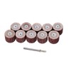 10pcs 240# Grit Dia 15mm Grinding Sanding Sandpaper Flap Wheel