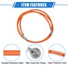 X AUTOHAUX Motorcycle 68.9" 0.39" Hydraulic Brake Hose Line Pipeline,