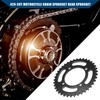 Hihaha 420 Pitch 39 Tooth Motorcycle Chain Sprocket/Rear / 76mm