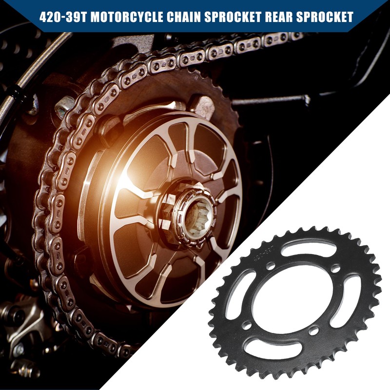 Hihaha 420 Pitch 39 Tooth Motorcycle Chain Sprocket/Rear / 76mm