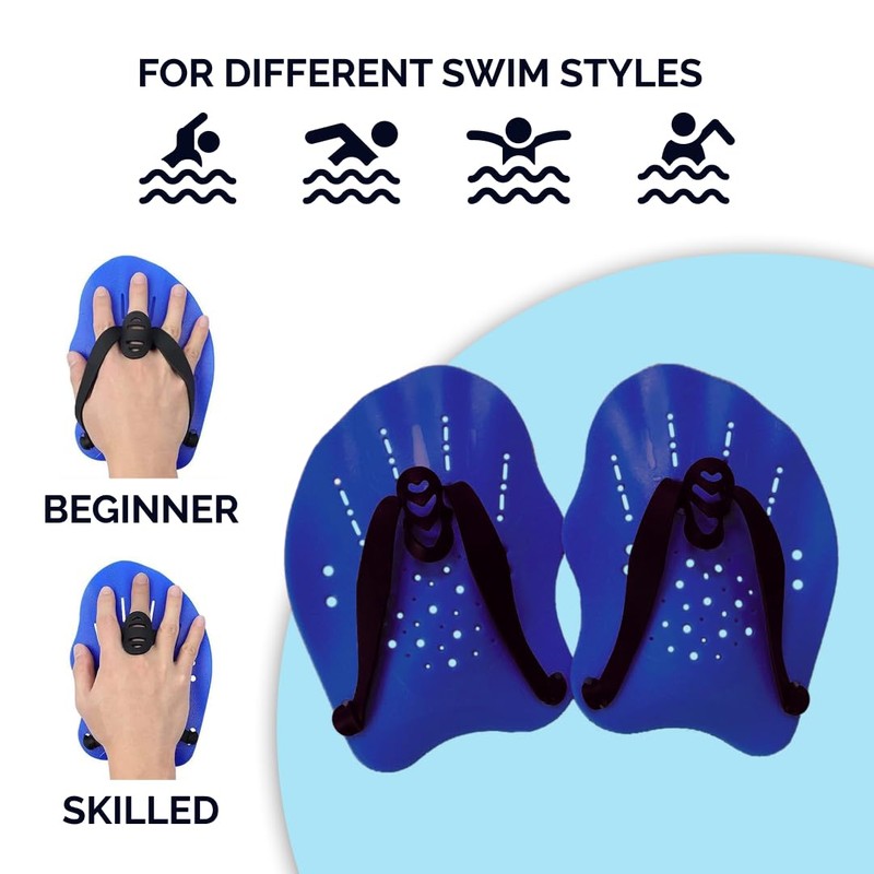 kina - Professional Swimming Hand Fins | Superior Comfort, Speed