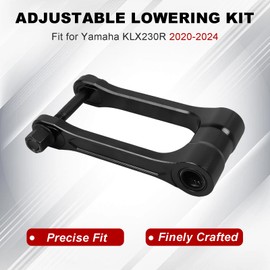 KKZOL Motorcycle Adjustable Lowering Links Replacement for Yamaha KLX230R 2020 2021 2022 2023 2024 Rear Suspension Drop Lowering Link Black