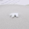 SG Store 2PCS Square Toilet Seat Damper Ring Decorative Cover