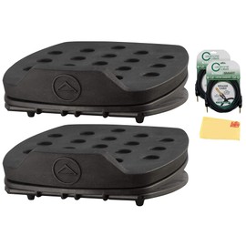 Ultimate Support MS-80 Studio Monitor Stand Pair - Bundle with 2 Speaker Cables and Austin Bazaar Polishing Cloth