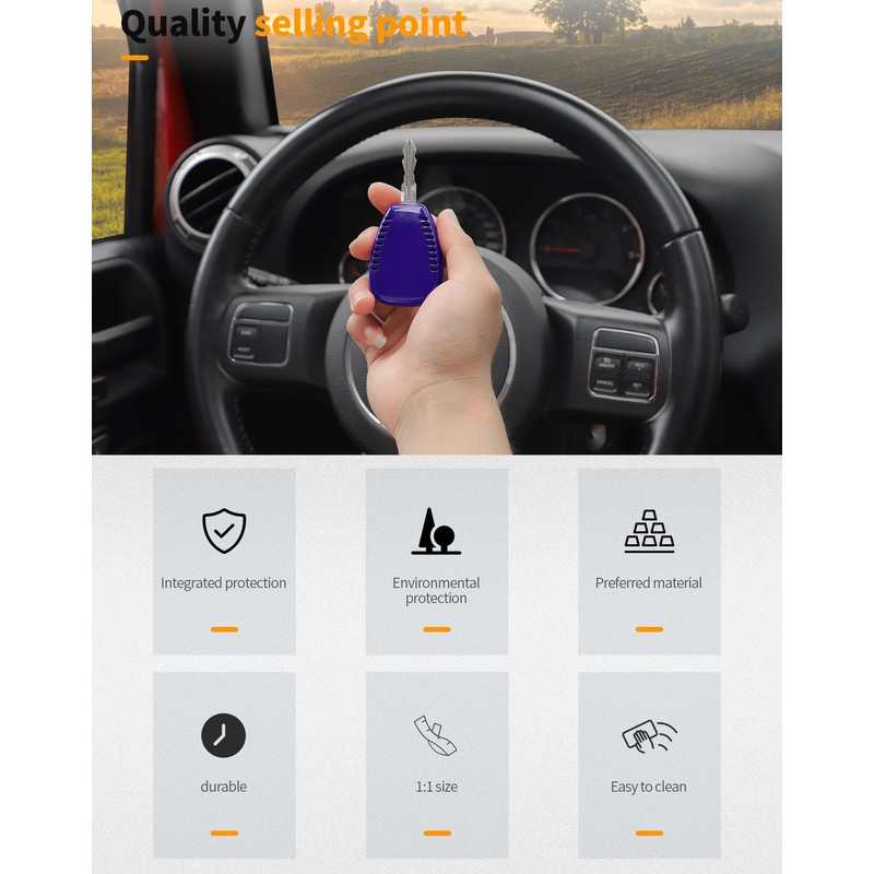 Hoolcar Key Fob Cover Key Holder Shell Remote Control Smart