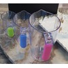 6pc Transparent Drastic Measuring Cup Set, Measuring Cup Stackable Clear
