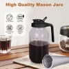 Cold Brew Coffee Maker,64 oz Mason Jar Pitcher with Stainless