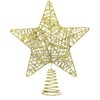Christmas Tree Topper, Gold Glitter Star for Christmas Tree, Christmas