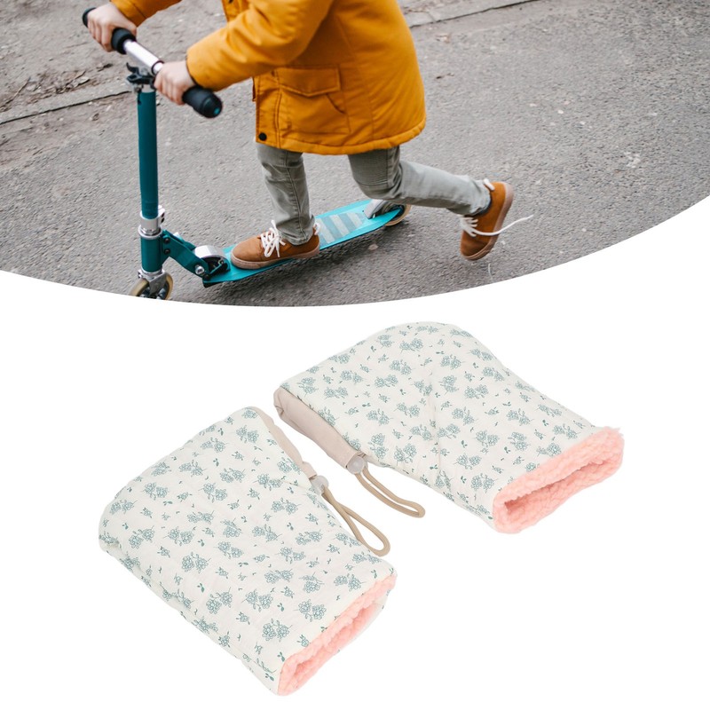 Kids Bike Gloves for Balance Bikes Riding Adjustable Drawstring Soft