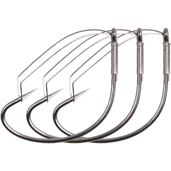 50PCS Wacky Weedless Fishing Hooks - Worm Hooks with 306