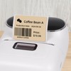 YIKIADA Brown Thermal Labels 1.57 × 1.18 Inch Vinyl Waterproof