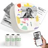 XenGro Mini Portable Sticker Printer, Mini Thermal Printer with 3