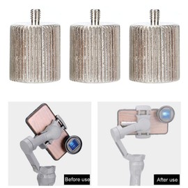 Detachable Counterweight 3 Pack Precision Counterweight for DJI Osmo Mobile 2/3 and Zhiyun Gimbal and Hand Stabilizer 46g Each
