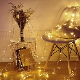 HHMTAKA Fairy Lights with 40 Warm White LEDs on 6m of Clear Cable (Warm White)