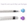 Syringe Caps for pets fit Slip leur and Lock luer