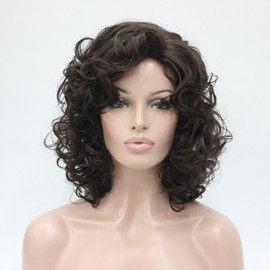 Lydell Short Length Afro Curl Full Synthetic Wig Women Wigs