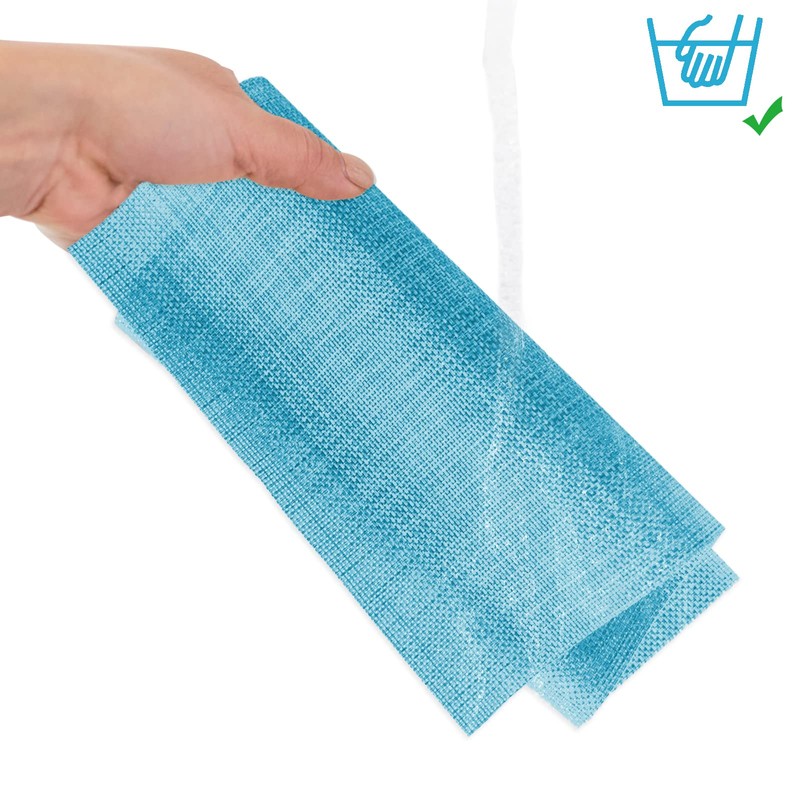 Washable Place Mats Set of 6 PVC Heat Resistant Non-Slip