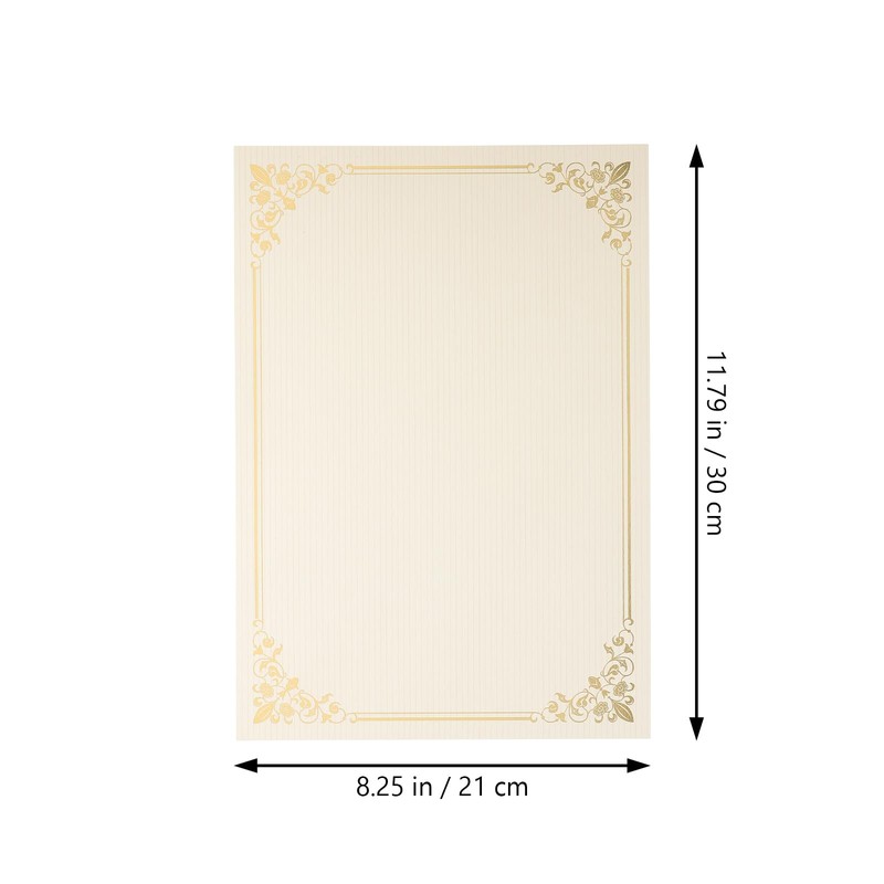 VANZACK Award Paper, Certificate Printing Paper, Diploma Paper, Horizontal Writing,