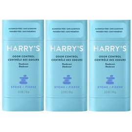 Harry's Extra - Strength Antiperspirant - Odor & Enhanced Sweat Control Antiperspirant for Men - Stone (Aluminum Free), Pack of 3