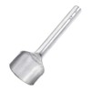 sourcing map Half-Round Shaped Leather Cutter Punch 30mm Strap End