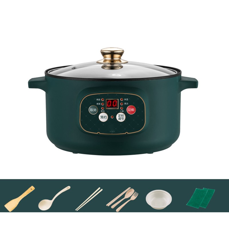 Electric Cooker 600W Stainless Steel PTFE Coating Smart Electric Hot