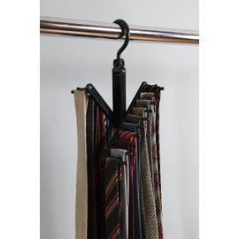 Shinko Hanger Neck Tie Hanger Cross "F-Fit" Black