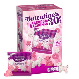 MOTHER'S Limited Batch Puppy Love Frosted Cookies 30 count box of 0.5oz bags, Valentine's Classroom Exchange - 15oz / 425g