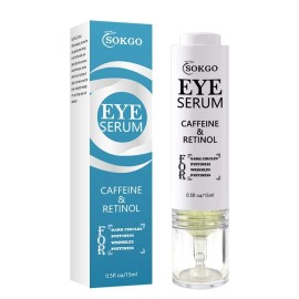 Fovcos Caffeine Eye Serum Retinol Eye Firming Serum for Dark Circles and Puffiness A...