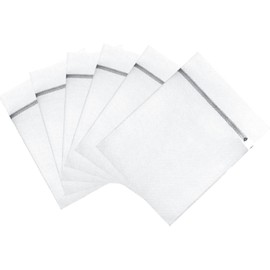 OCENYU Laundry Net, Small, Non-Fluorescent, Antibacterial, Square Shape, Set of 6, S: 11.8 x 15.7 x 2.6 inches (30 x 40 x 6 cm), Laundry Net, Honeycomb Structure, Mesh, Durable, Durable, Suitable for