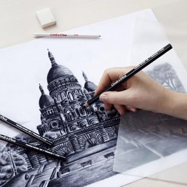 Conté à Paris 2 – Juego de lápices de Pastel, 2 Unidades, Negro, 1