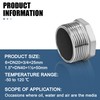 Reducer with Hexagonal 304 Stainless Steel, AG 1-1/2 Inch x